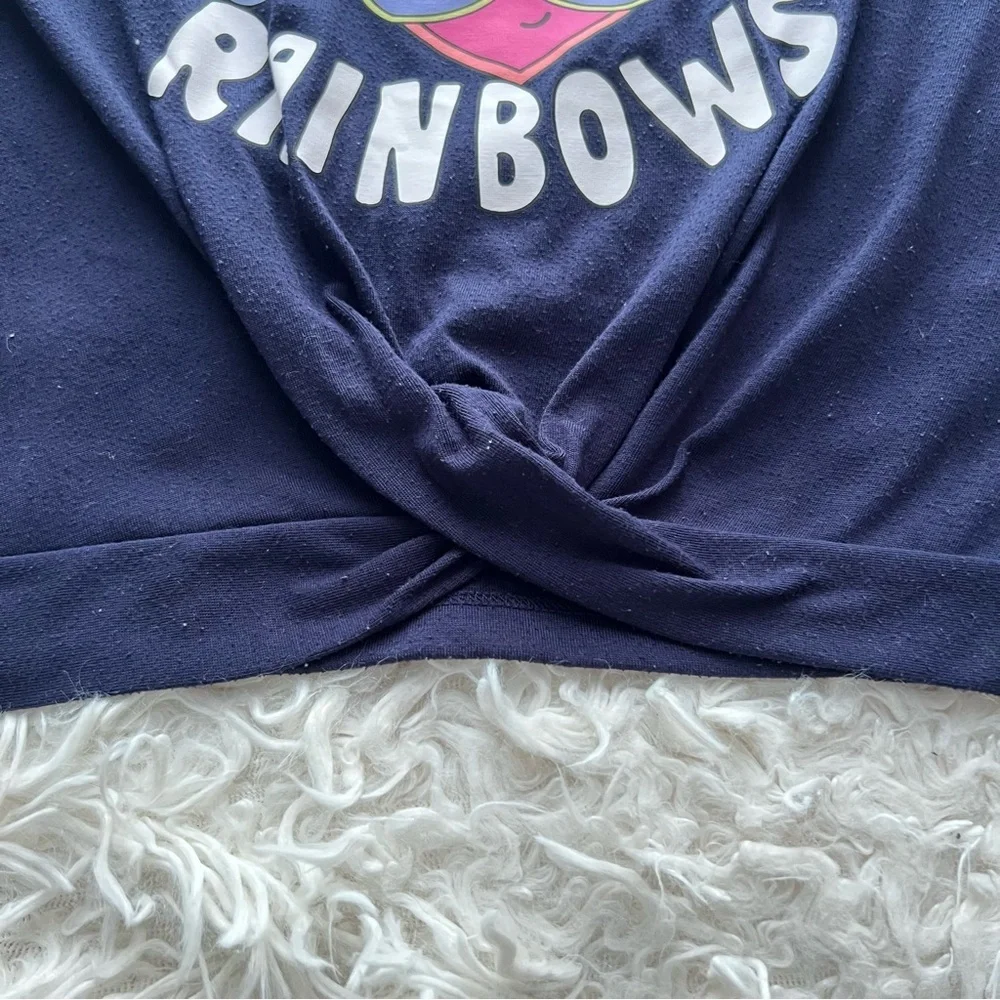 Old Navy | Girls’ Short Sleeve Twist-Hem Pajama Top | XL (14/16)